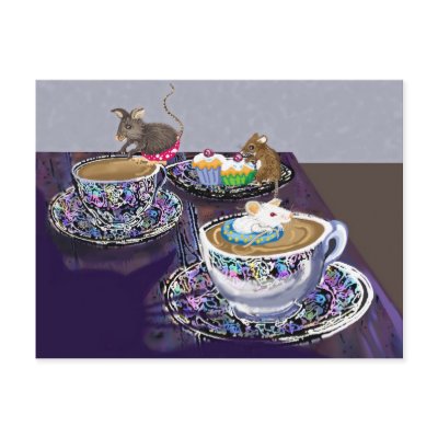Tea anyone? Postcard by Annaart