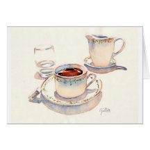 Tea at the Ritz, Paris Cards