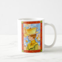 Tea Bag Lady mugs by LizRevit Tea Bag Lady mugs