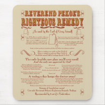 Tea Bag Miracle Cure Mousepad