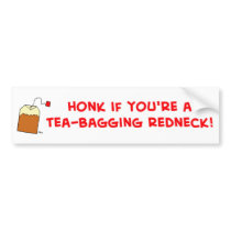 tea-bagging redneck bumper stickers by rexfmay tea-bagging redneck bumper stickers