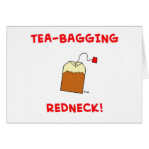 tea-bagging redneck greeting cards