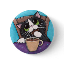 Tea Break Button by LisaMarieArt Tea Break Button
