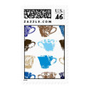 Tea Cups stamp
