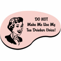 Tea Drinker Voice photo sculptures