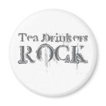 Tea Drinkers Rock magnets by busybrain Tea Drinkers Rock magnets
