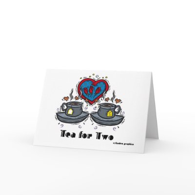 Tea for Two Greeting Card by Sylinden