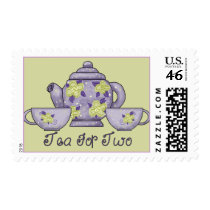 Tea For Two Postage Stamp