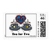 Tea for Two Stamp