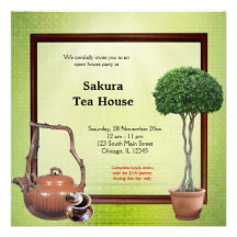 Tea House Grand Opening Announcements