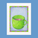 Tea in Green Postcard