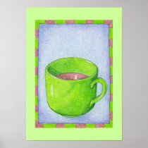 Tea in Green Poster