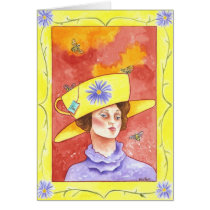 Tea Lady with Bees cards