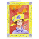 Tea Lady With Bees Cards