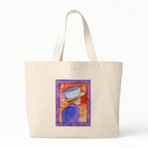 Tea Lady with Floating Lemons bags by LizRevit Tea Lady with Floating Lemons bags