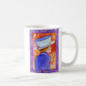 Tea Lady with Floating Lemons mugs by LizRevit Tea Lady with Floating Lemons mugs