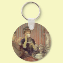 Tea, Mary Cassatt keychains by vintagegiftmall Tea, Mary Cassatt keychains