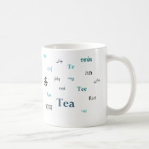Tea of the World Mug (in turquoise)