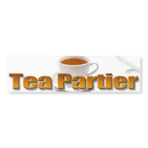 Tea Partier Bumper Sticker