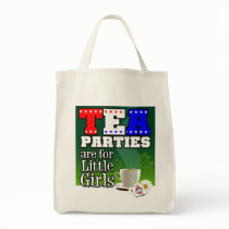 Tea Parties are for Little Girls Canvas Bags