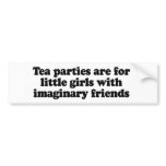 Tea Parties are for little girls bumper stickers
