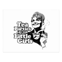 Tea Parties are for Little Girls Faded.png Postcards