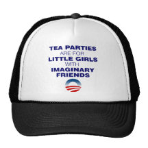tea parties are for little girls trucker hats