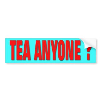 Tea Parties bumpersticker