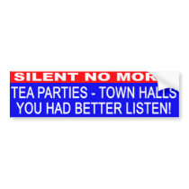 Tea Parties-Town Halls bumper sticker bumper stickers by Patriot_Resistance Tea Parties-Town Halls bumper sticker bumper stickers