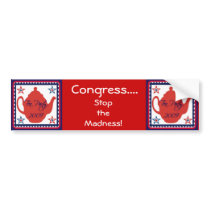 Tea Party 2009 Political Bumper Sticker bumper stickers