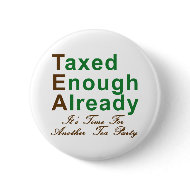 Tea Party 2009 T-Shirts, Mugs and Buttons! button