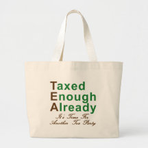 Tea Party 2009 T-Shirts, Mugs and Buttons! Bag