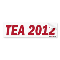Tea Party 2012 Bumper Sticker bumper stickers