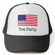 Tea Party American Flag hat