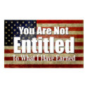 Tea Party American Flag Poster: Not Entitled posters