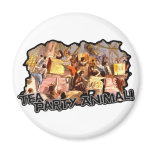 Tea Party Animal (cutout) Fridge Magnet