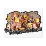 Tea Party Animal (cutout) Postcard