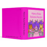 Tea Party ~ Beary Delicious Recipes Book Binder