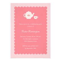 Tea Party Birthday Invitation