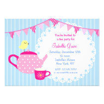 Tea Party Birthday Invitations invitations