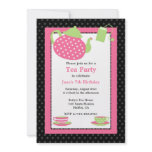 Tea Party Birthday Party Invitation