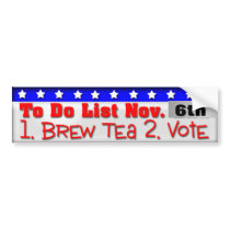 Tea Party Bumper Sticker