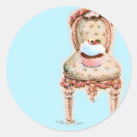 Tea Party Cupcake Design Stickers