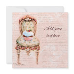 Tea Party Cupcake Victorian Design Invitations