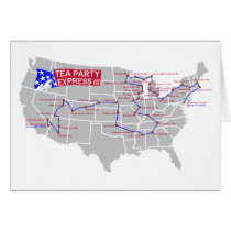 Tea Party Express III Greeting Card