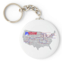 Tea Party Express III Keychain