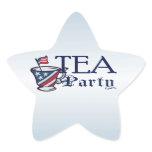 Tea Party Flag with Patriotic Teacup Stickers