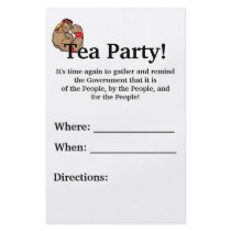 Tea Party! flyers