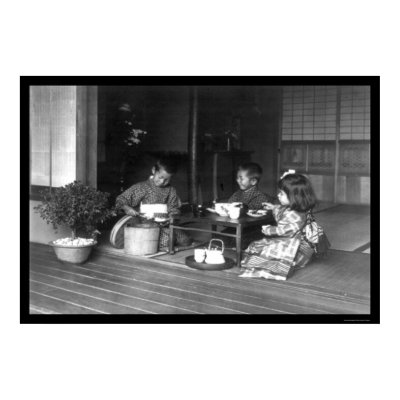 Tea Party for Kids Japan 1909 Poster