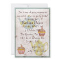 Tea Party Invitation invitation